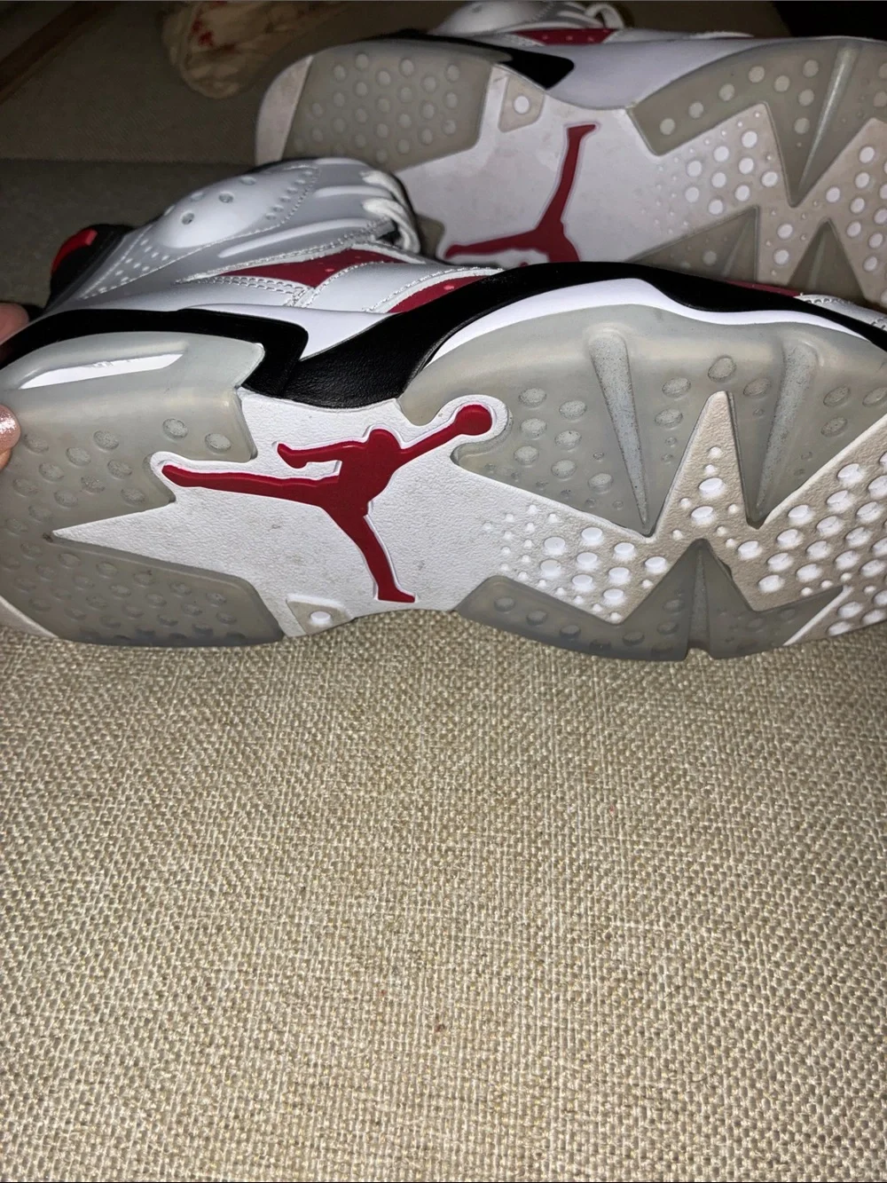 Jordan retro size 8 men’s Sneakers - Red/White/Black